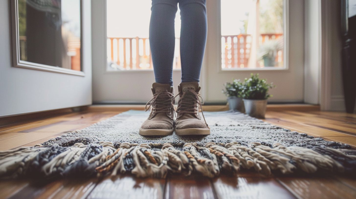 Remove shoes - Best Carpet Cleaning Tips