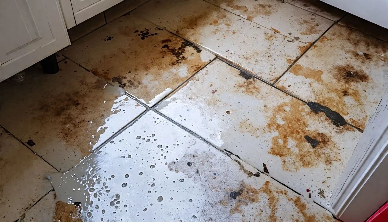 Apply Bleach Gel to Brighten Grout - Deep-Cleaning Grout