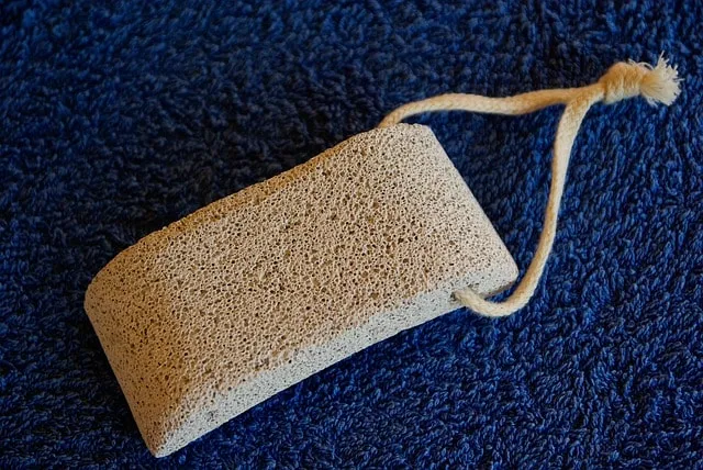 Remove Tough Rust with a Pumice Stone - Deep-Cleaning Grout