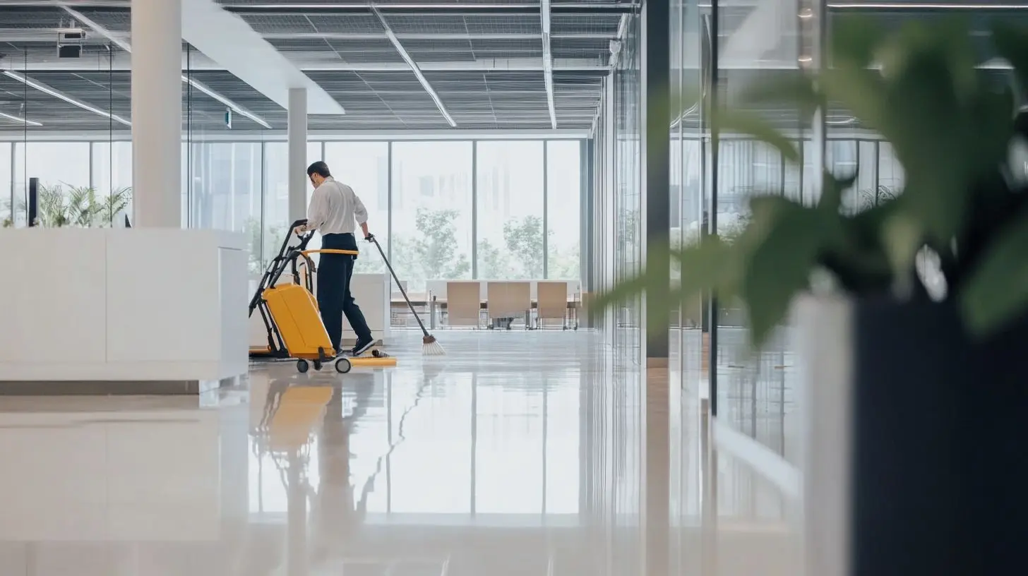 The Connection Between Commercial Floor Cleaning And Workplace Safety